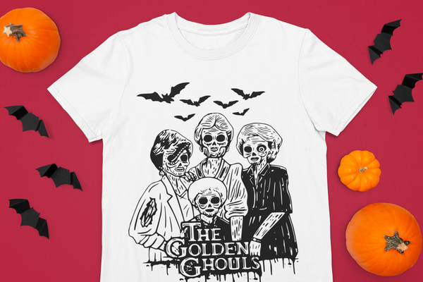 Golden Ghouls Halloween T-shirt